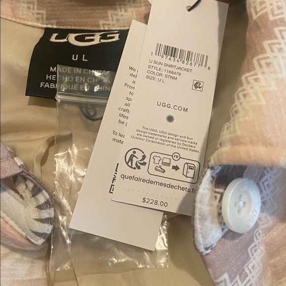 NWT Ugg Sun Shirtjacket - Picture 6 of 7